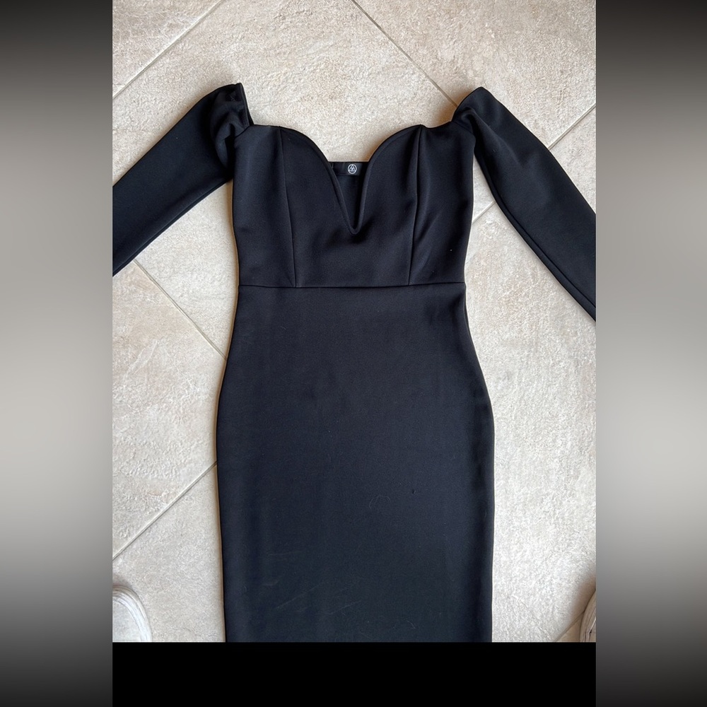 Elegant Black Off-Shoulder Dress